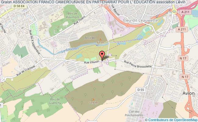 plan association Association Franco Camerounaise En Partenariat Pour L' Education Liévin