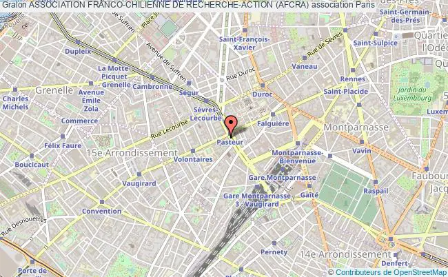plan association Association Franco-chilienne De Recherche-action (afcra) Paris