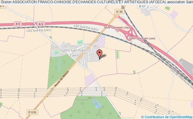 plan association Association Franco-chinoise D'echanges Culturels Et Artistiques (afceca) Saint-Germain-Laxis
