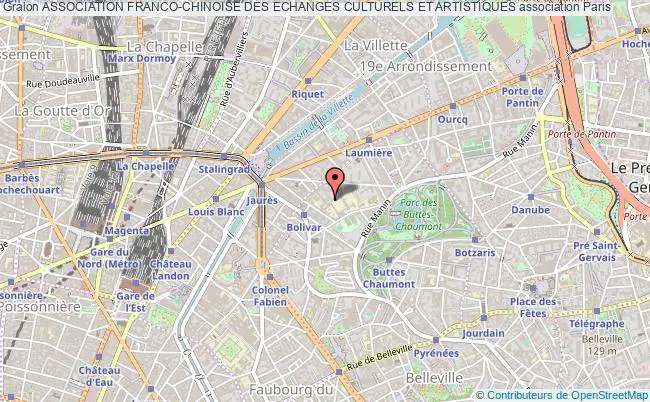 plan association Association Franco-chinoise Des Echanges Culturels Et Artistiques Paris