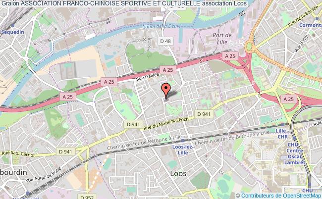 plan association Association Franco-chinoise Sportive Et Culturelle Loos