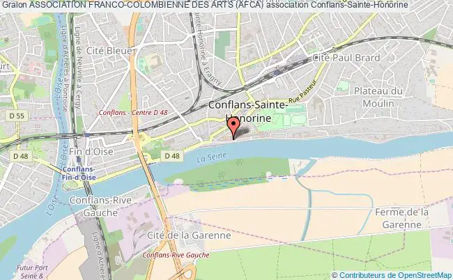 plan association Association Franco-colombienne Des Arts (afca) Conflans-Sainte-Honorine