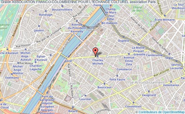 plan association Association Franco-colombienne Pour L?echange Culturel Paris