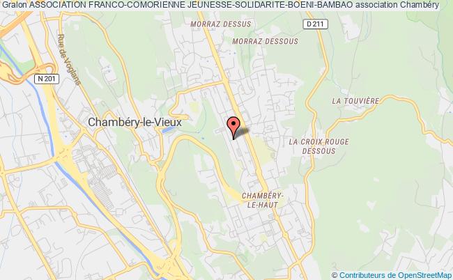 plan association Association Franco-comorienne Jeunesse-solidarite-boeni-bambao Chambéry