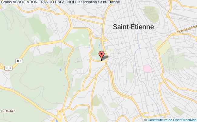 plan association Association Franco Espagnole Saint-Étienne