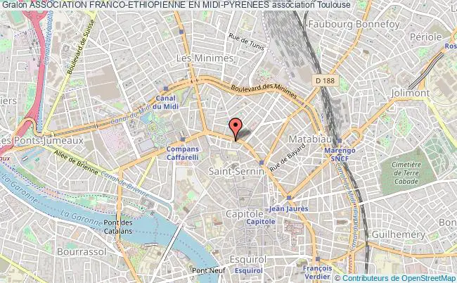 plan association Association Franco-ethiopienne En Midi-pyrenees Toulouse