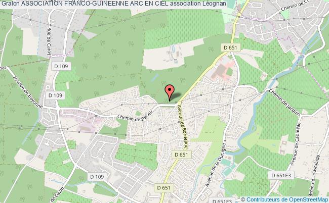 plan association Association Franco-guineenne Arc En Ciel Léognan