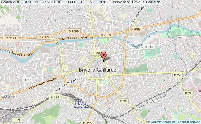 plan association Association Franco-hellenique De La Correze Brive-la-Gaillarde