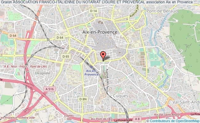 plan association Association Franco-italienne Du Notariat Ligure Et Provencal Aix-en-Provence