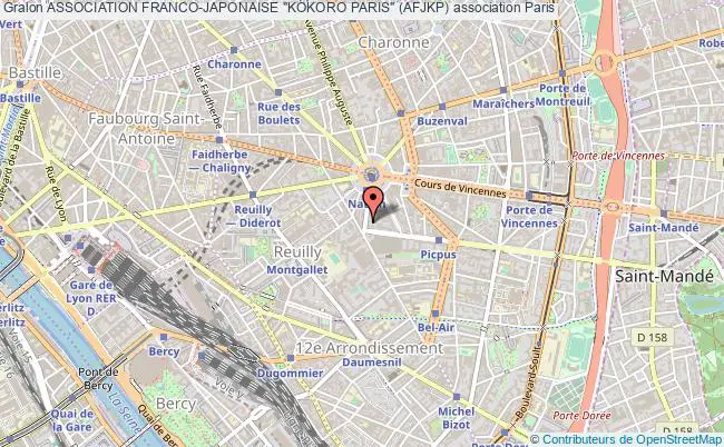 plan association Association Franco-japonaise "kokoro Paris" (afjkp) Paris