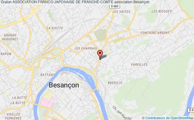 plan association Association Franco-japonaise De Franche-comte Besançon
