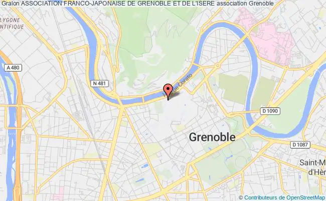 plan association Association Franco-japonaise De Grenoble Et De L'isere Grenoble