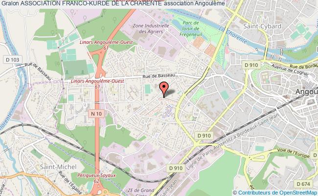 plan association Association Franco-kurde De La Charente Angoulême