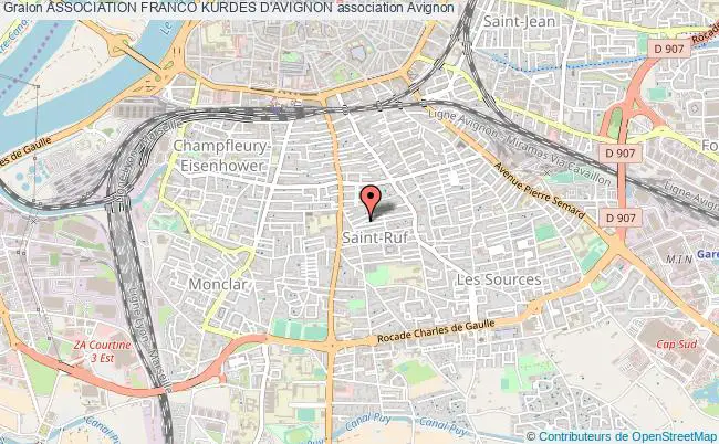 plan association Association Franco Kurdes D'avignon Avignon
