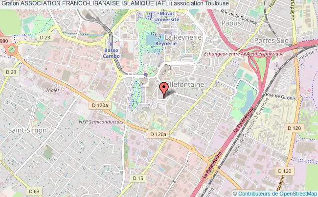 plan association Association Franco-libanaise Islamique (afli) Toulouse