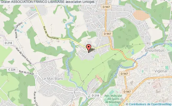 plan association Association Franco Libanaise Limoges