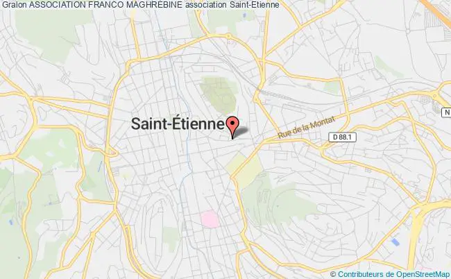plan association Association Franco MaghrÉbine Saint-Étienne