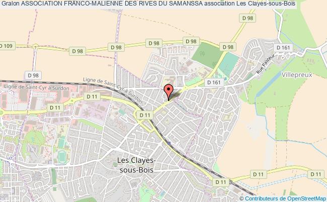 plan association Association Franco-malienne Des Rives Du Samanssa Les   Clayes-sous-Bois