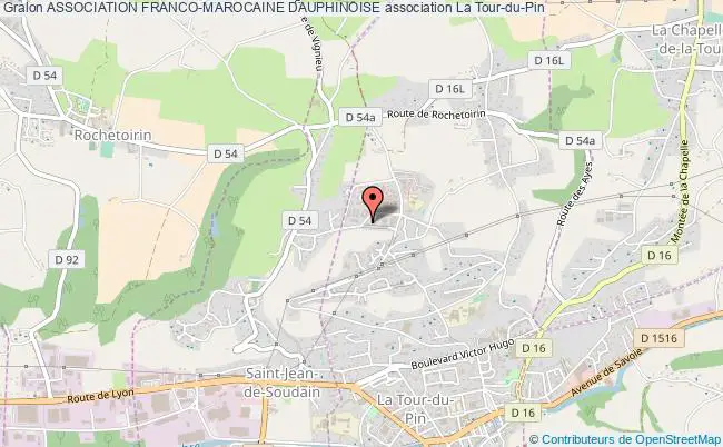 plan association Association Franco-marocaine Dauphinoise La    Tour-du-Pin