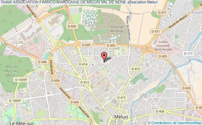 plan association Association Franco-marocaine De Melun Val De Seine Melun