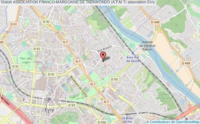 plan association Association Franco-marocaine De Taekwondo (a.f.m.t) Évry