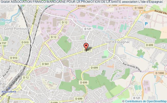plan association Association Franco-marocaine Pour La Promotion De La Sante L'   Isle-d'Espagnac