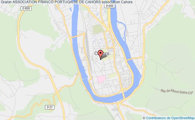 plan association Association Franco Portugaise De Cahors Cahors