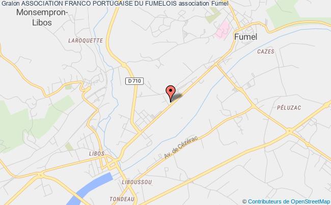 plan association Association Franco Portugaise Du Fumelois Fumel