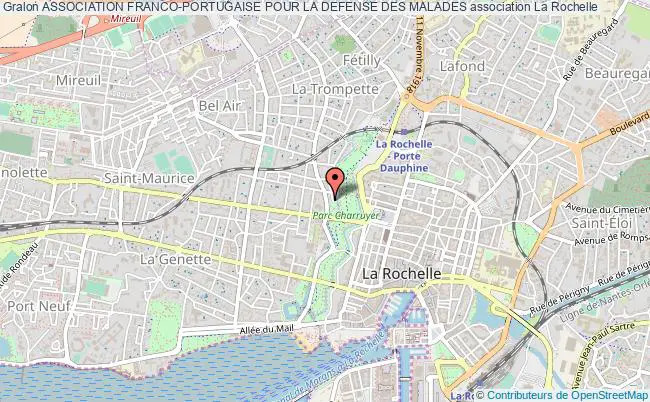 plan association Association Franco-portugaise Pour La Defense Des Malades La Rochelle