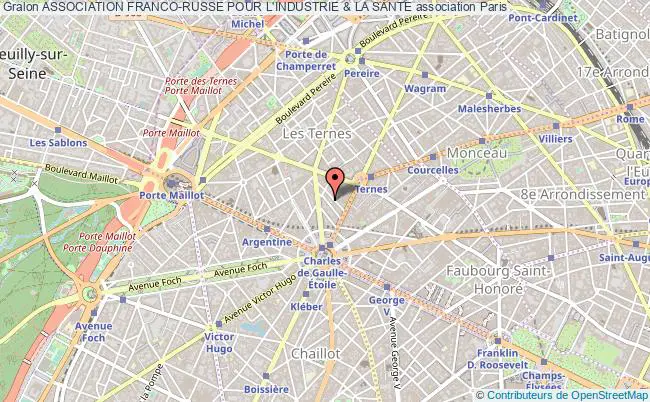 plan association Association Franco-russe Pour L'industrie & La Sante Paris