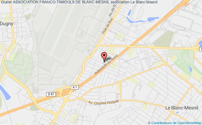 plan association Association Franco-tamouls De Blanc-mesnil Blanc-Mesnil