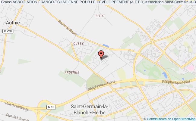 plan association Association Franco-tchadienne Pour Le DÉveloppement (a.f.t.d) Saint-Germain-la-Blanche-Herbe
