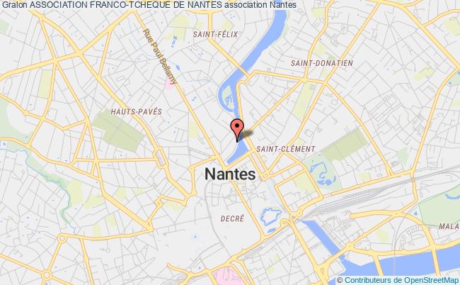 plan association Association Franco-tcheque De Nantes Nantes