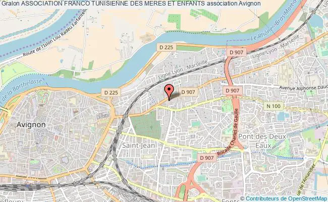 plan association Association Franco Tunisienne Des Meres Et Enfants Avignon