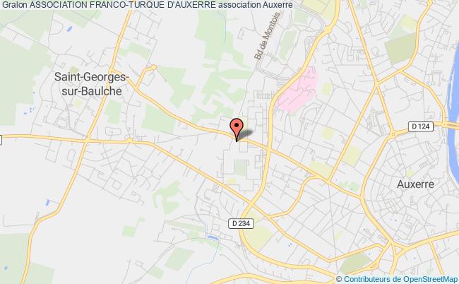 plan association Association Franco-turque D'auxerre Auxerre