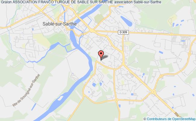 plan association Association Franco Turque De Sable Sur Sarthe Sablé-sur-Sarthe