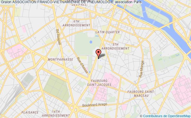 plan association Association Franco-vietnamienne De Pneumologie Paris