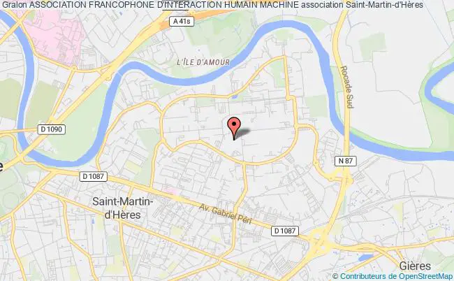 plan association Association Francophone D'interaction Humain Machine Saint-Martin-d'Hères