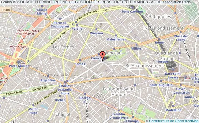 plan association Association Francophone De Gestion Des Ressources Humaines - Agrh Paris