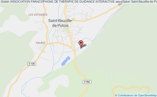 plan association Association Francophone De ThÉrapie De Guidance Interactive Saint-Bauzille-de-Putois