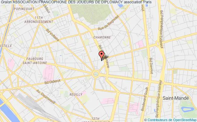 plan association Association Francophone Des Joueurs De Diplomacy Paris