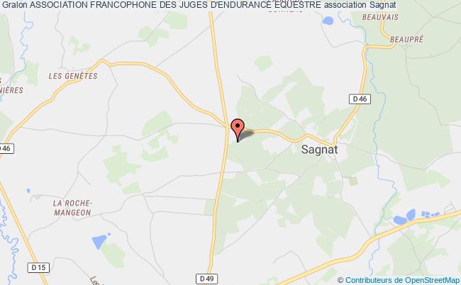 plan association Association Francophone Des Juges D'endurance Équestre Sagnat