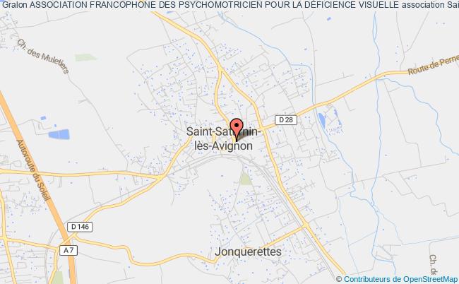 plan association Association Francophone Des Psychomotricien Pour La DÉficience Visuelle Saint-Saturnin-lès-Avignon