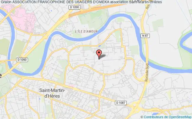 plan association Association Francophone Des Usagers D'omeka Saint-Martin-d'Hères
