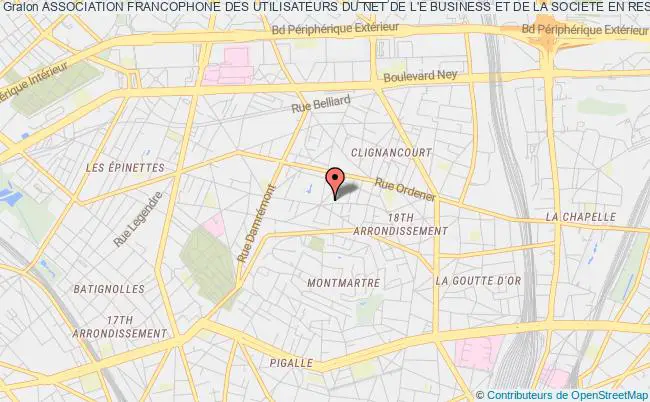 plan association Association Francophone Des Utilisateurs Du Net De L'e Business Et De La Societe En Reseau Afnet Paris