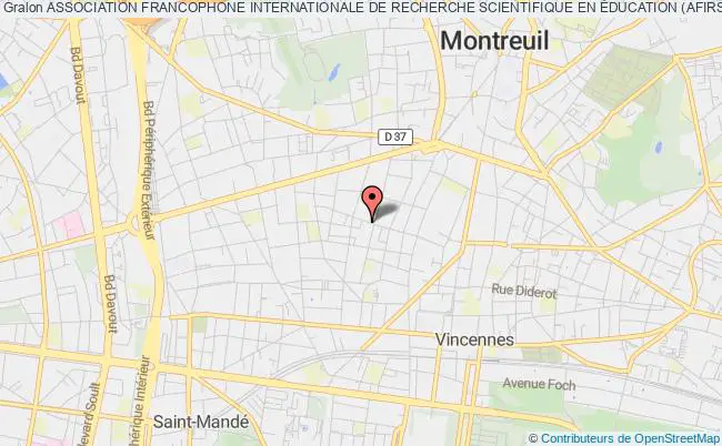 plan association Association Francophone Internationale De Recherche Scientifique En Éducation (afirse) Montreuil