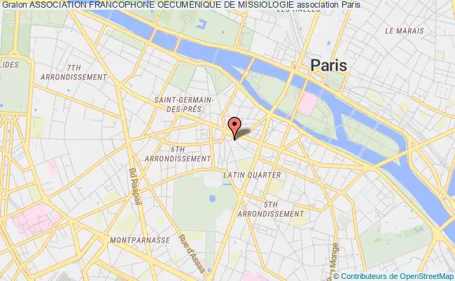 plan association Association Francophone Oecumenique De Missiologie Paris