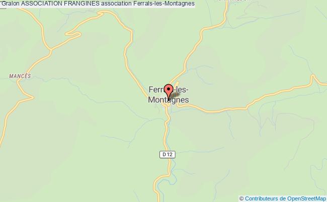 plan association Association Frangines Ferrals-les-Montagnes