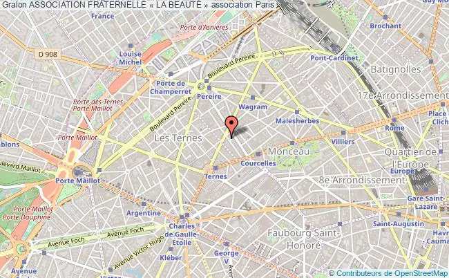 plan association Association Fraternelle « La BeautÉ » Paris