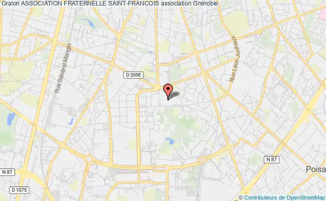 plan association Association Fraternelle Saint-francois Grenoble